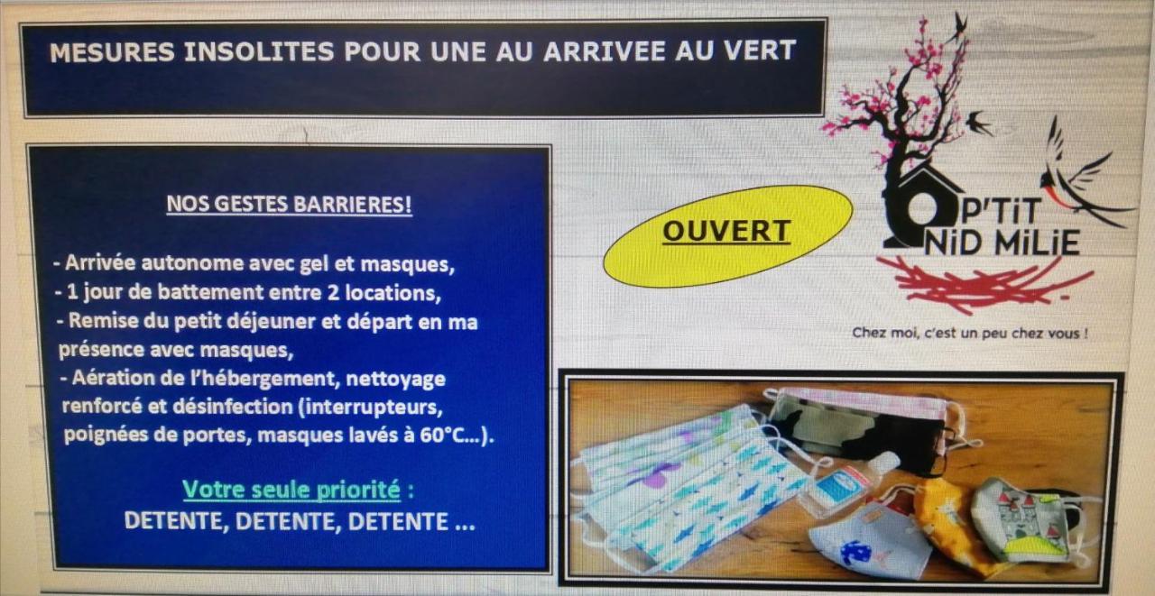 הוילה Bellefontaine  O P'Tit Nid Milie מראה חיצוני תמונה